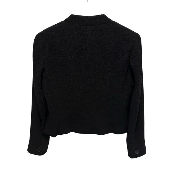 NWOT Ralph Lauren Purple Label Black Wool-Blend Blazer – Size 6 MadeInUSA Luxury - Picture 3 of 10